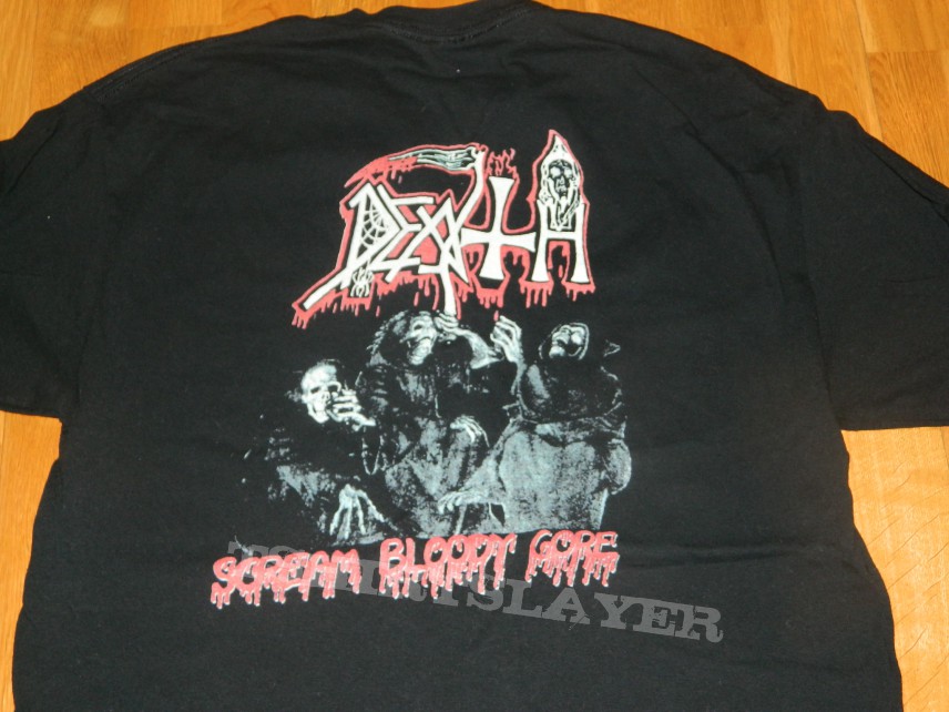 Death Florida Cannibal Corpse Chuck Death &quot;Scream Bloody Gore&quot; t-shirt