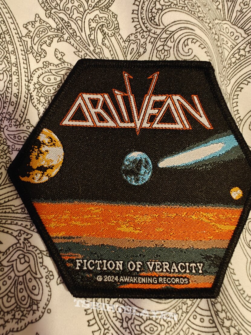 Obliveon woven patch