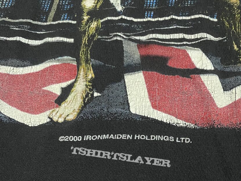 Iron Maiden - Brave New World Tour - Metal 2000 London 2000 t-shirt ORIGINAL Iron Maiden - Brave New World Tour - Metal 2000 London 2000 t-shirt ORIGINAL