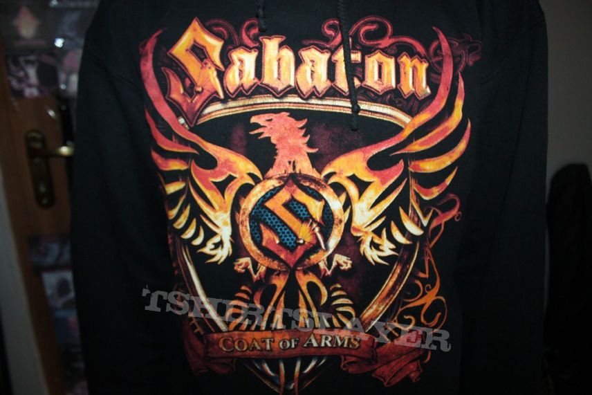 Sabaton - Coat Of Arms Hooded Top FOR SALE