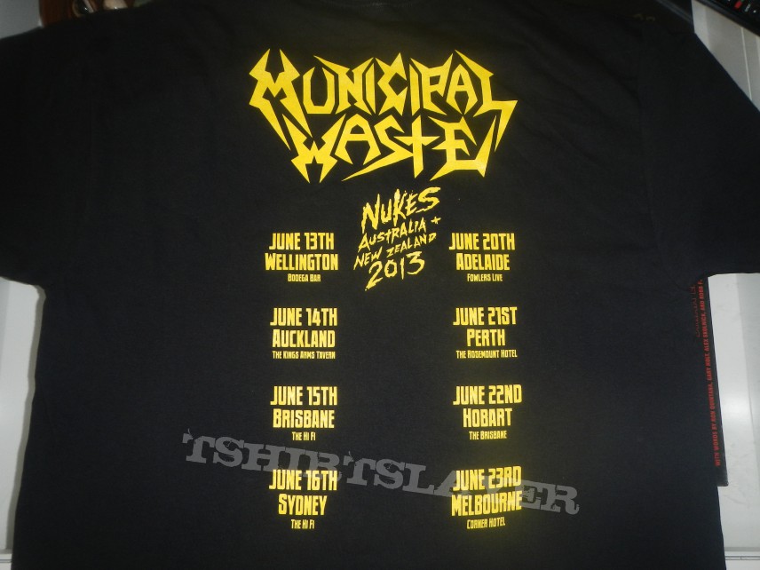 Municipal Waste Tour Shirt