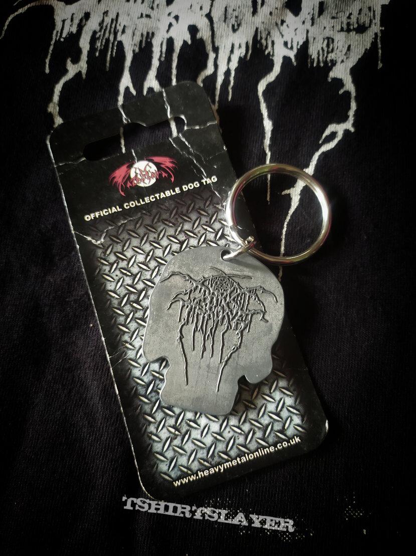 Darkthrone - Skull (Dog Tag/Keyring/Keychain, © 2009 Darkthrone, U.L.T. Razamataz)