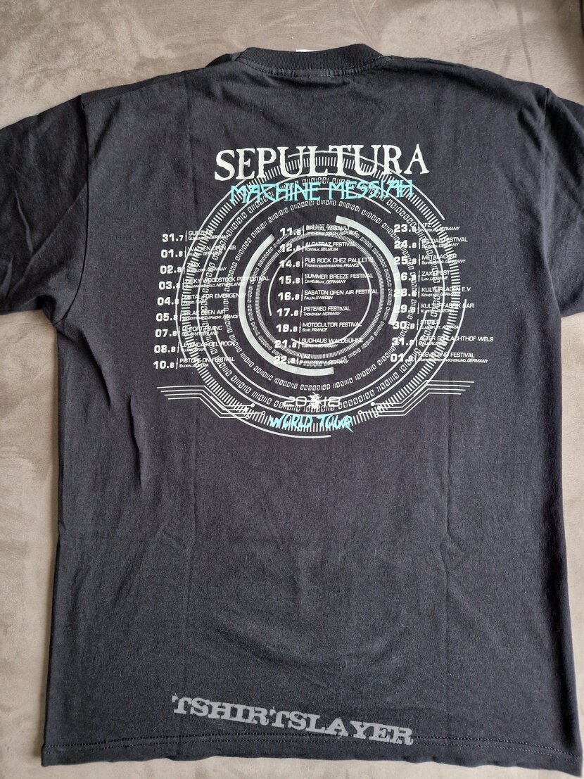 Sepultura World Tour 2018 T-Shirt Sepultura World Tour 2018 T-Shirt