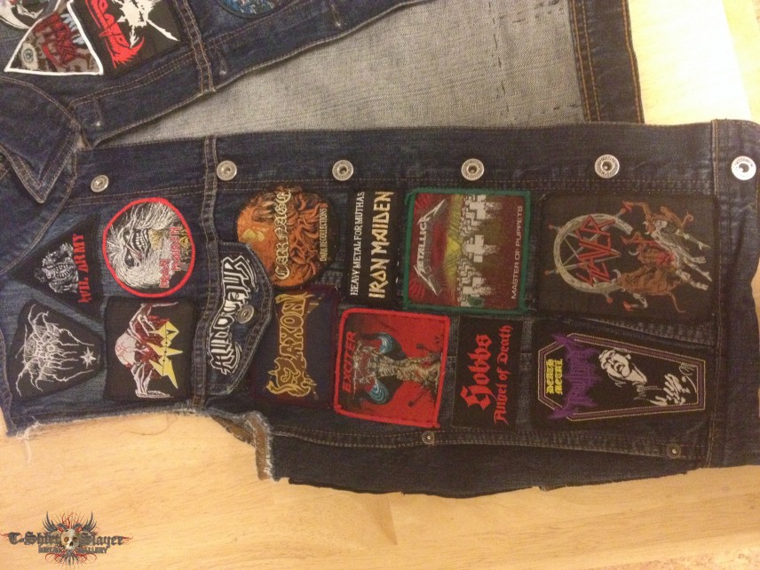 Morbid Angel Tombstone vest finally completed - 2014-10-06