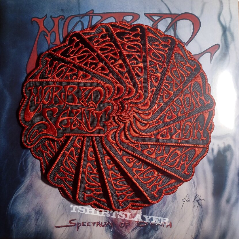 Official Patch - MORBID SAINT - Logo - Blood Red - BASTARD PATCHES