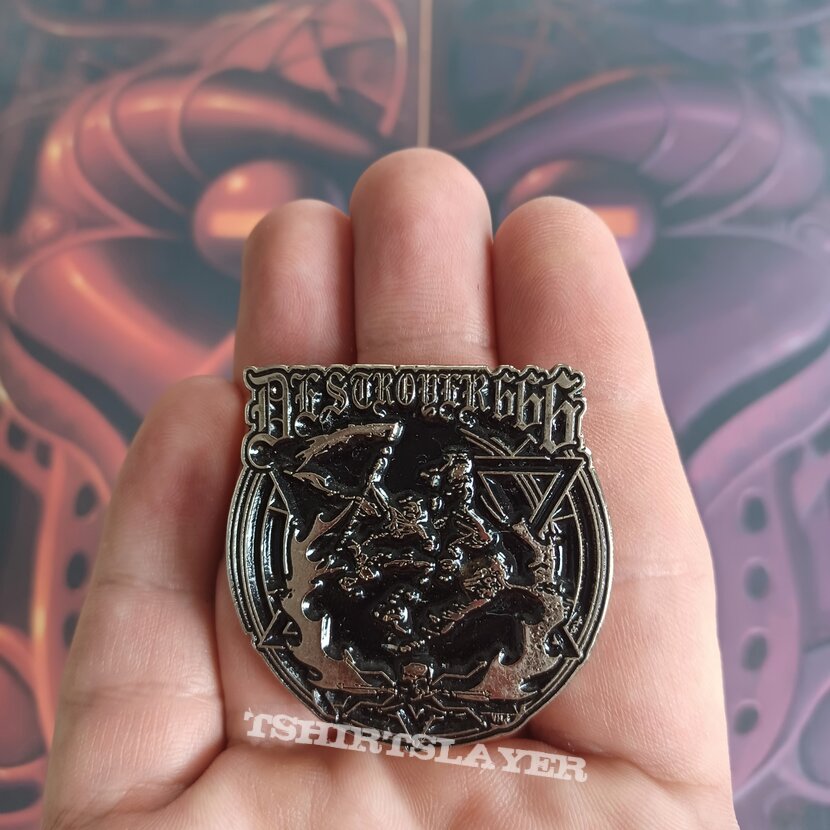 Deströyer 666 Metal Pin - DESTROYER 666 - Call Of The Wild