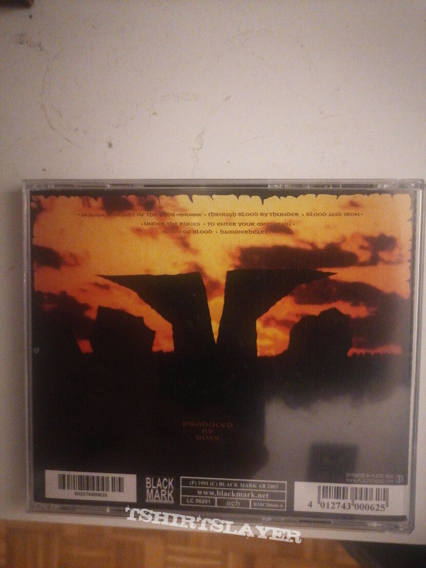 Bathory Twilight of The God CD