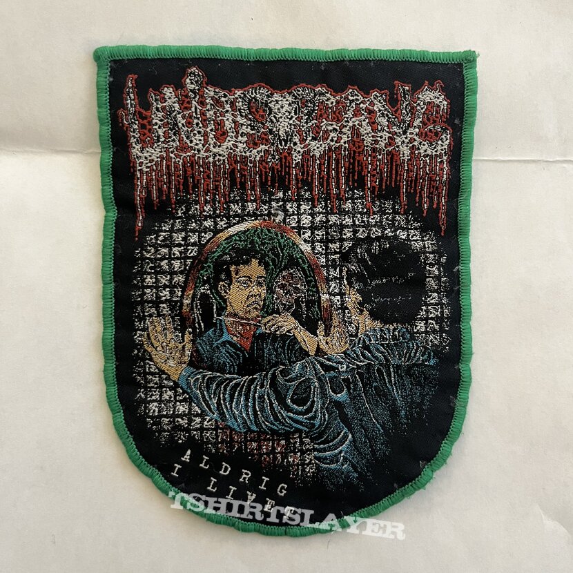 Undergang - Aldrig I Livet woven patch (green border)