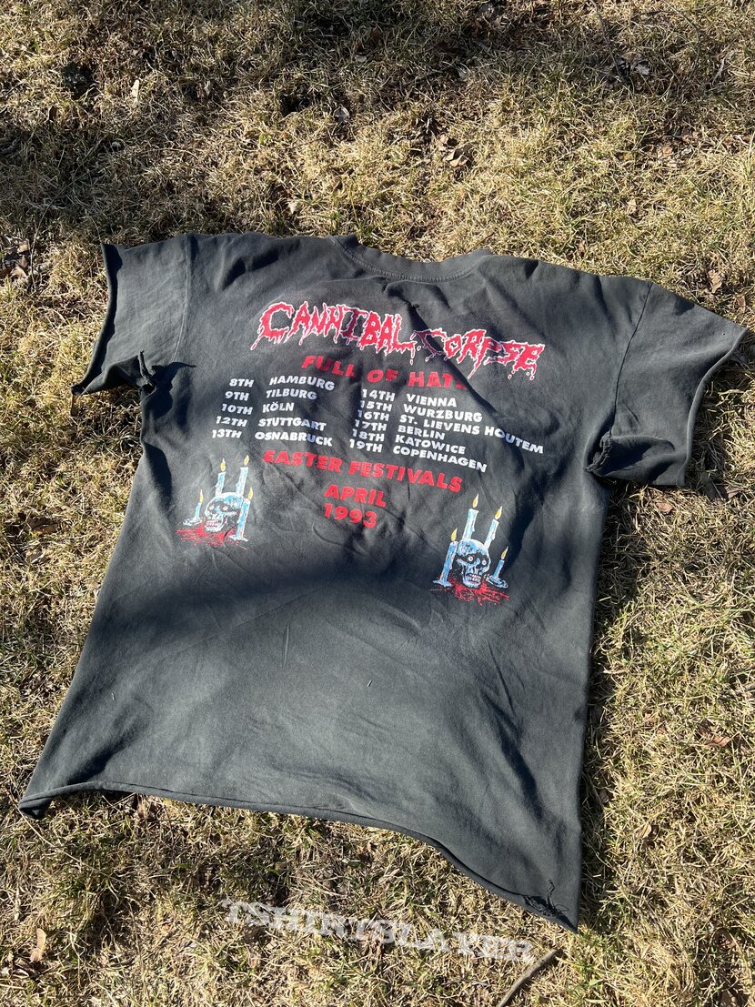 1992/1993 Cannibal Corpse Tomb Of The Mutilated Easter Festivals T Shirt