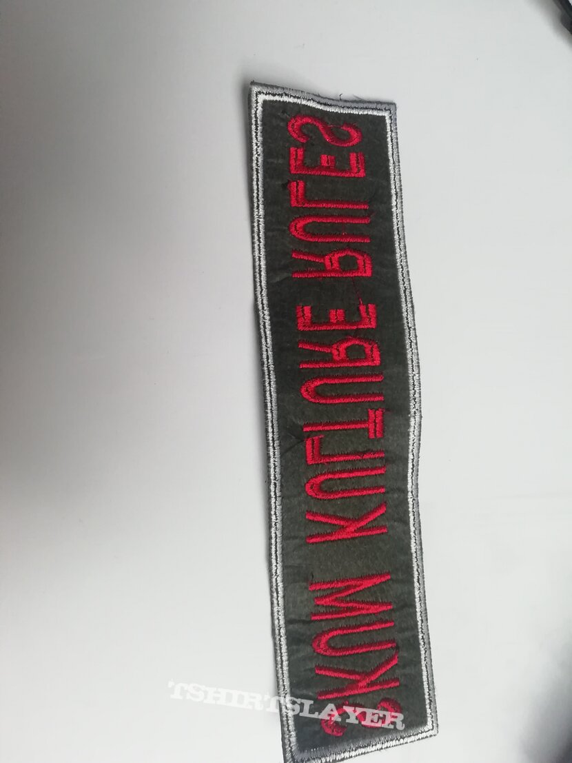 SKUM KULTURE Rules embroidered patch SKUM KULTURE Rules embroidered patch