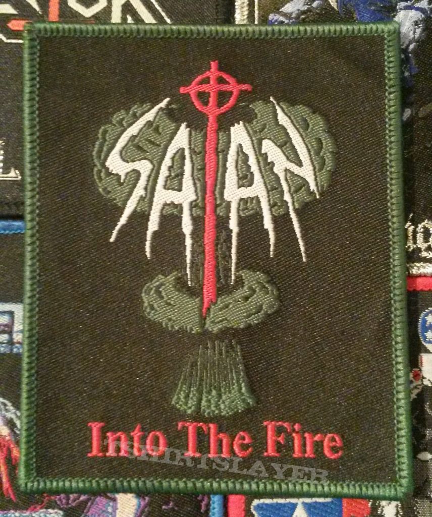 Satan - Into the Fire Woven Patch 