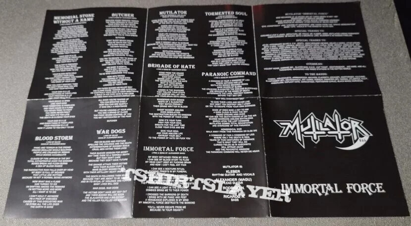 Mutilator - Immortal Force 