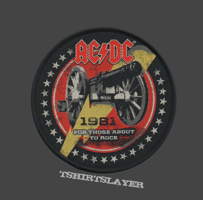 AC/DC woven patch