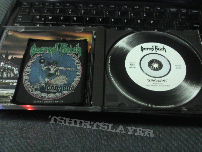Other Collectable - Sacred Reich Patch and CD Independent