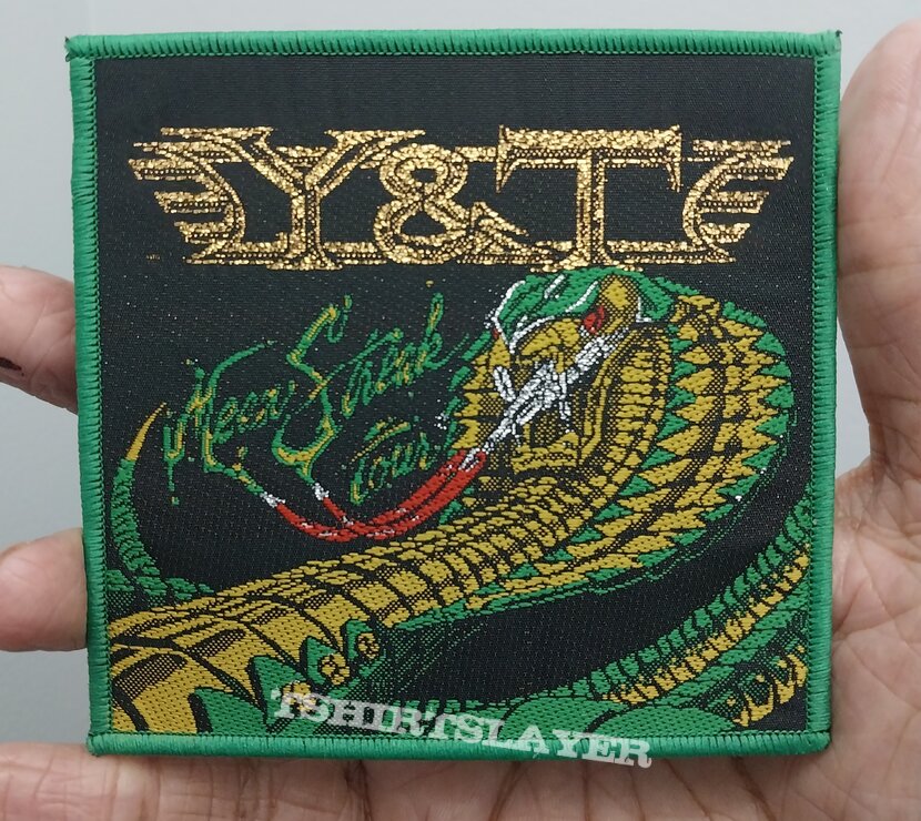 Y&T Woven patch Y&T Woven patch