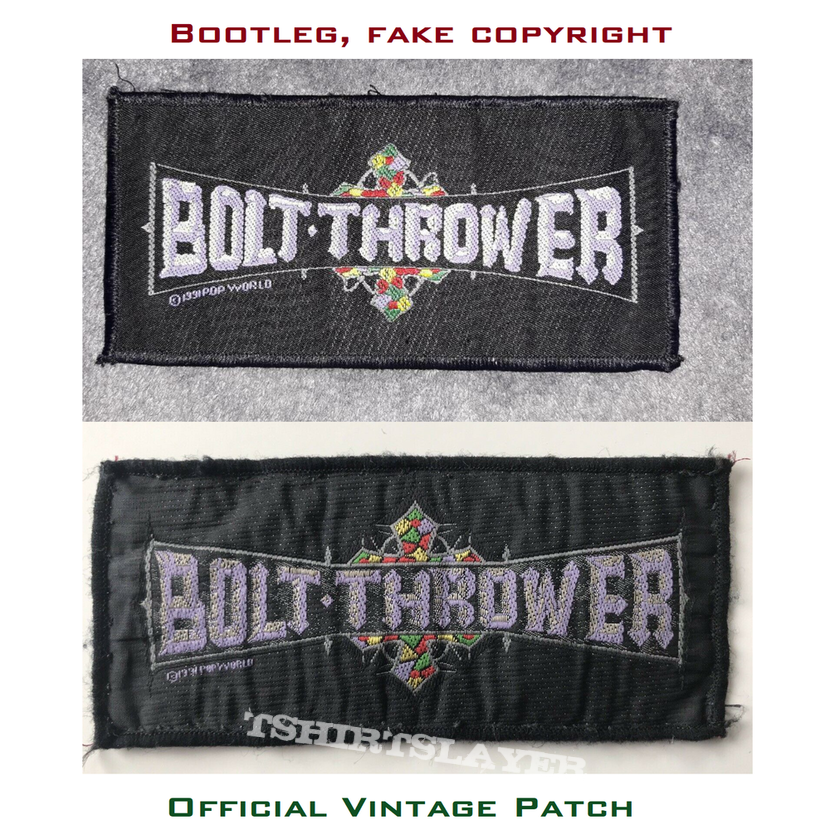 WARNING! Bolt Thrower Bootlegs on eBay