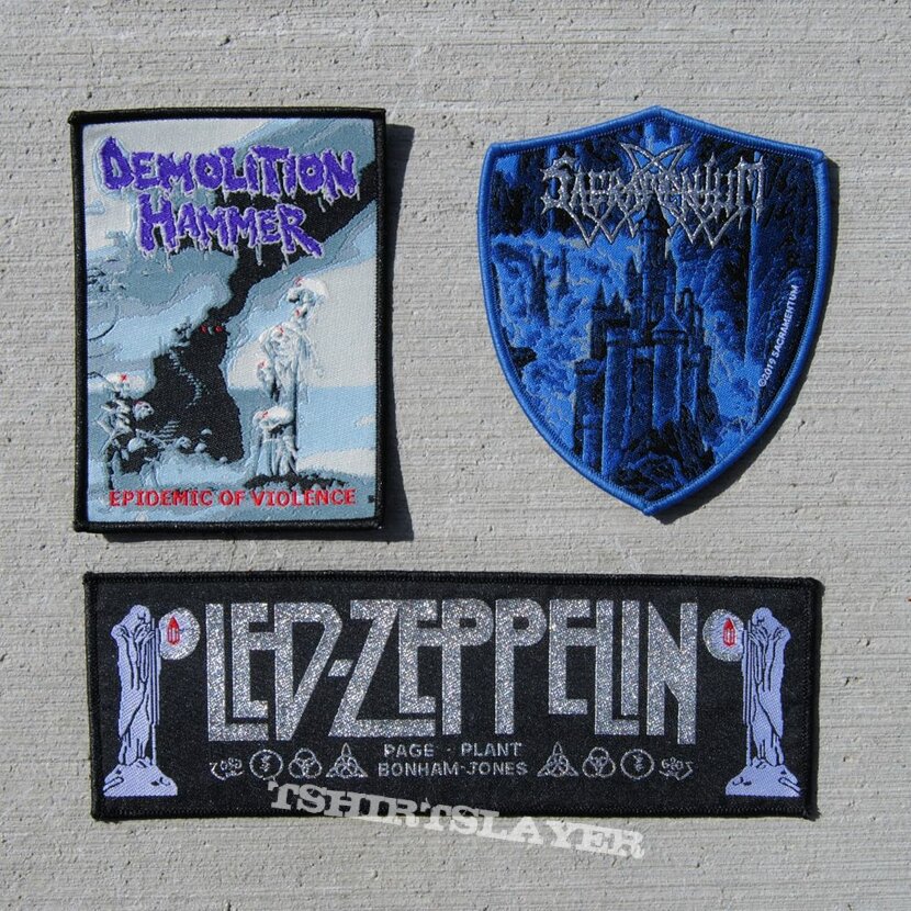 Led Zeppelin Patches from BHMOXM