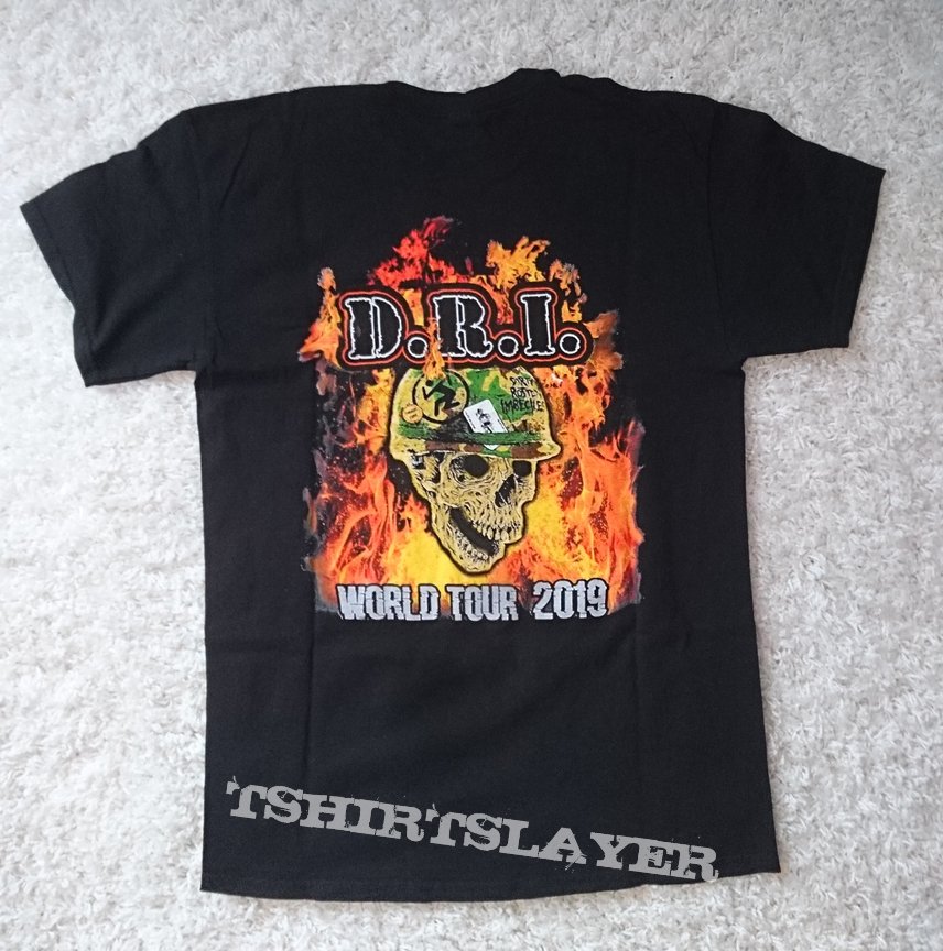 D.R.I. World tour 2019 shirt