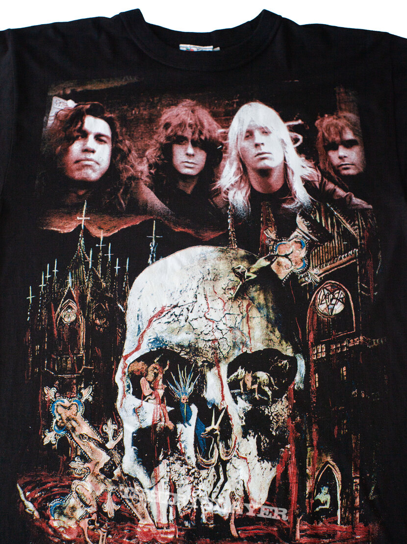 2004 Slayer &quot;South of Heaven&quot; Big Print T-Shirt