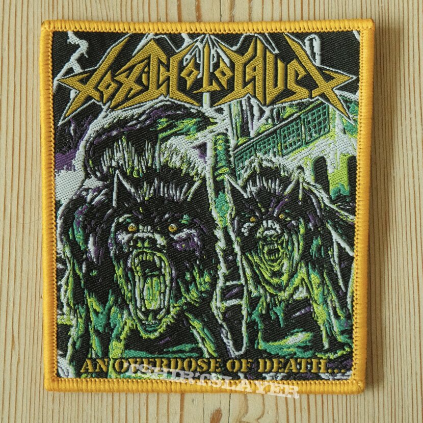 Toxic Holocaust - An Overdose of Death woven patch
