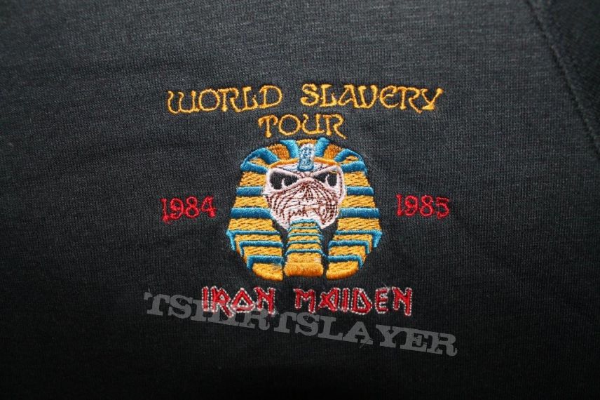 Iron Maiden World Slavery Tour Crew black sweatshirt