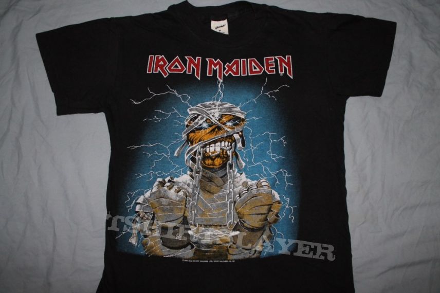 Iron Maiden US World Slavery Tour 1985 black T