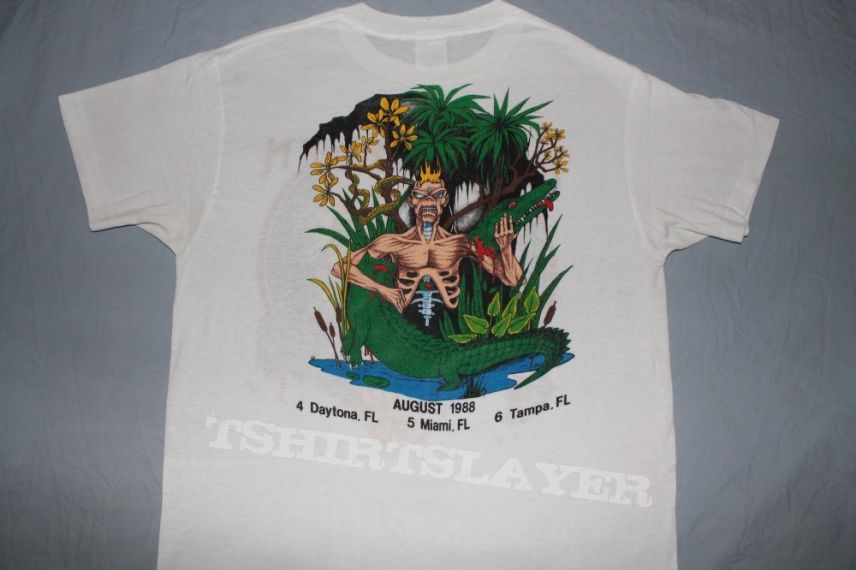 Iron Maiden Hawaii 85 jersey  TShirtSlayer TShirt and BattleJacket Gallery