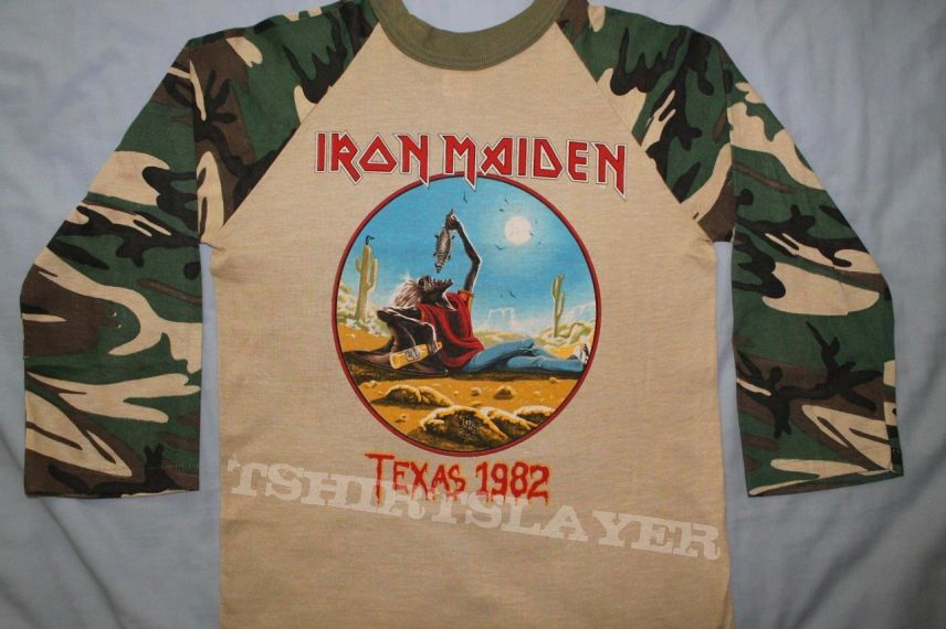 Iron Maiden Texas 82 camo jersey