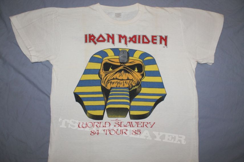 Iron Maiden European Tour 1984 white T