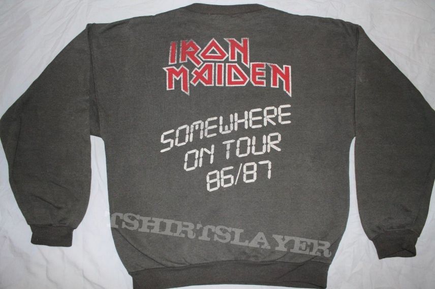 Iron Maiden French Somewhere on Tour black sweatshirt