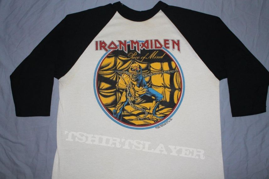 Iron Maiden US Piece of Mind black &amp; white jersey