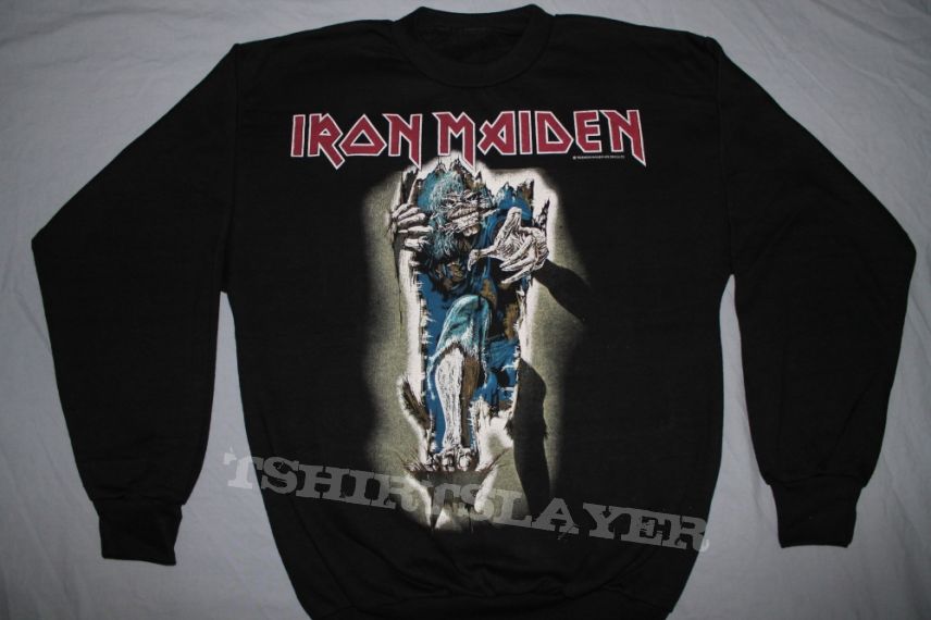 Iron Maiden Eddie door poster 85 black sweatshirt Iron Maiden Eddie door poster 85 black sweatshirt