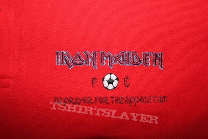 Iron Maiden No Prayer for the Opposition red polo