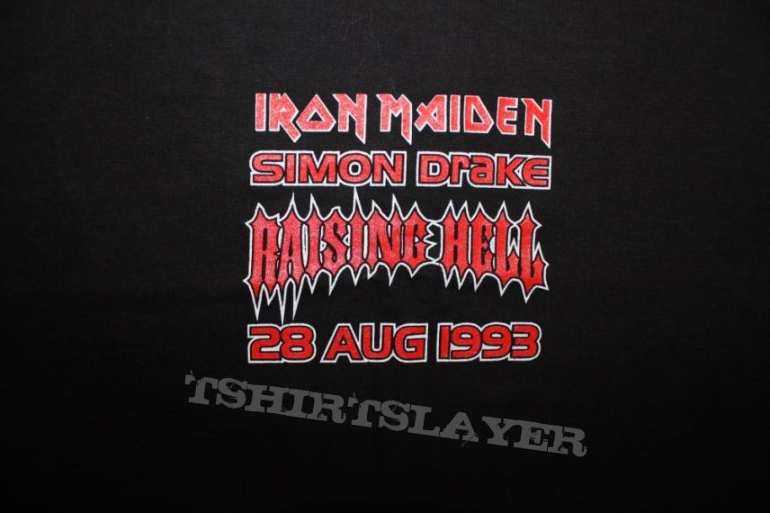 Iron Maiden Raising Hell 93 crew