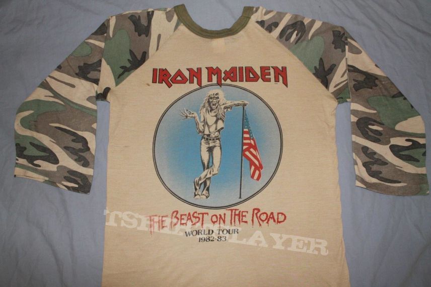 Iron Maiden US Beast on the Road camo jersey