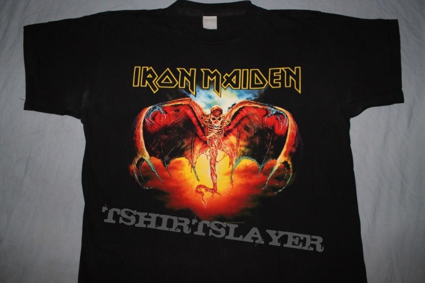 Iron Maiden European Tour 1992 Reykjavik-Tokyo black T