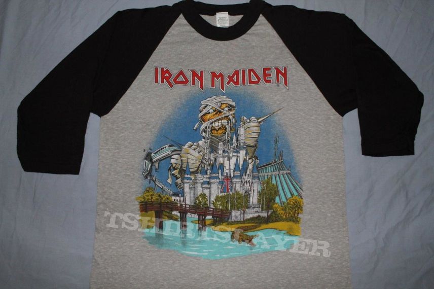 Iron Maiden Florida 85 black &amp; grey jersey