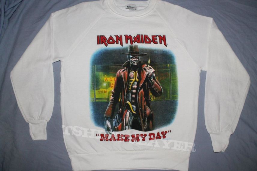 Iron Maiden US Stranger in a Strange Land white sweatshirt