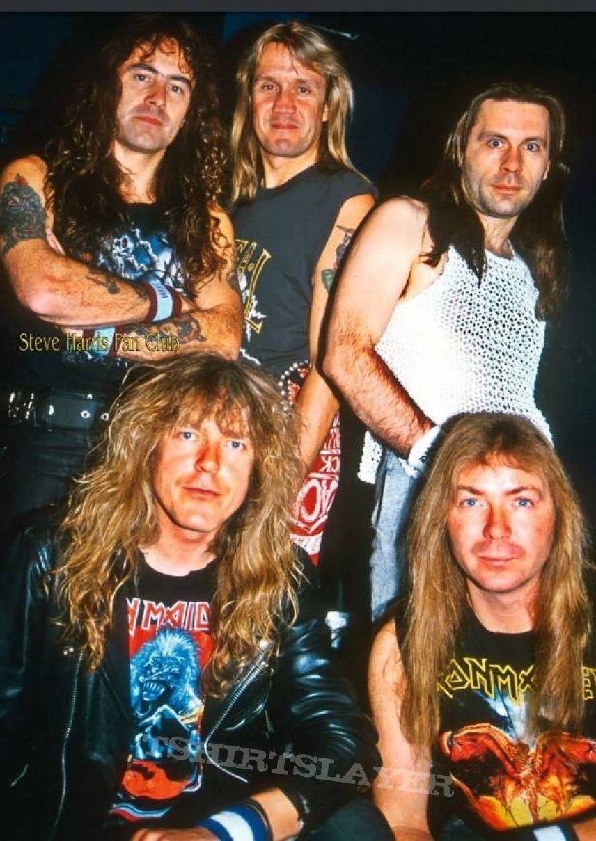 Iron Maiden European Tour 1992 Reykjavik-Tokyo black T