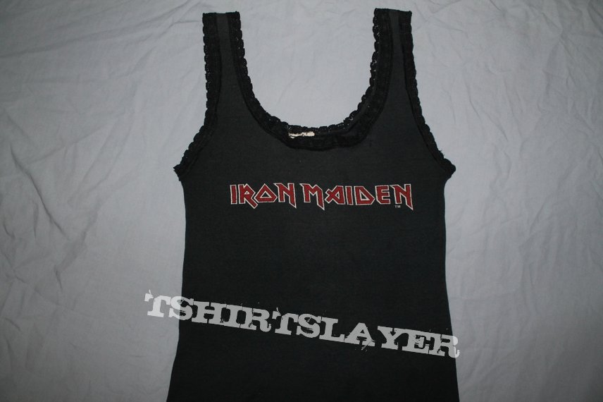 Iron Maiden Cutting Edge black lace singlet