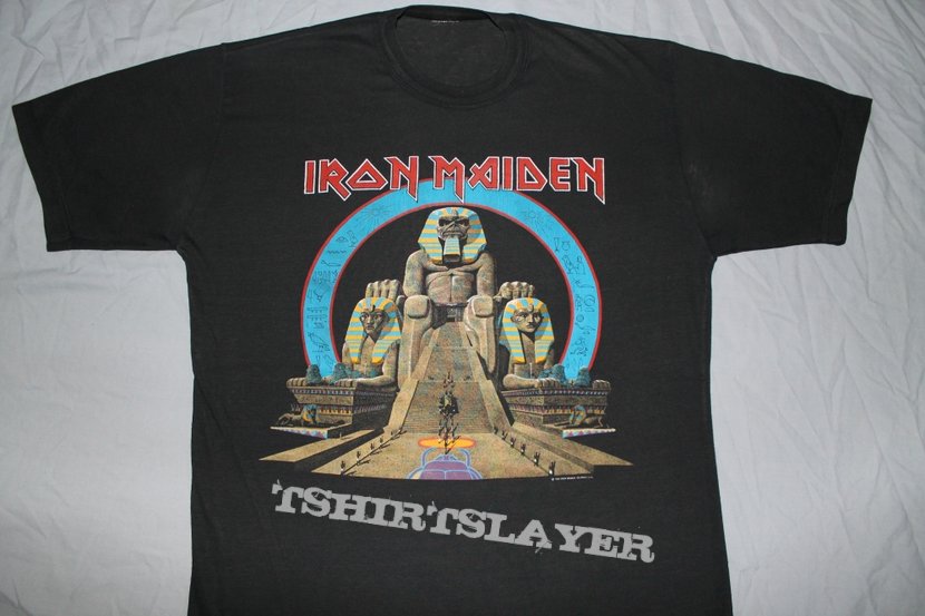 Iron Maiden Powerslave 1990 print 