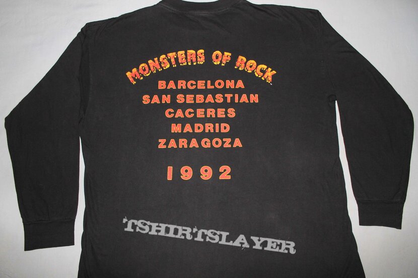 Iron Maiden Spain 92 black longsleeve
