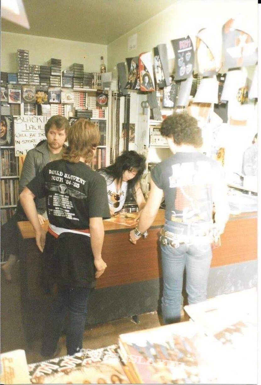 Iron Maiden Australian World Slavery Tour 1985 black T