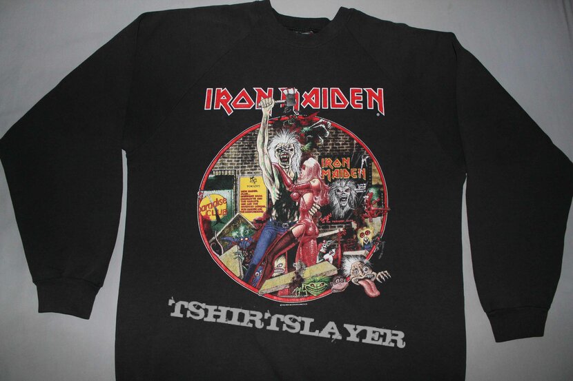 Iron Maiden Bring your Daughter sweatshirt angled seams