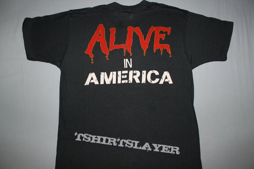 Iron Maiden Purgatory Alive in America black T 2