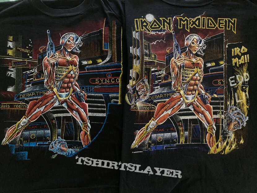 Iron Maiden French Somewhere on Tour black muscle