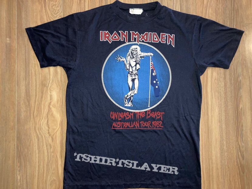 Iron Maiden Australia 82 | TShirtSlayer TShirt and BattleJacket Gallery