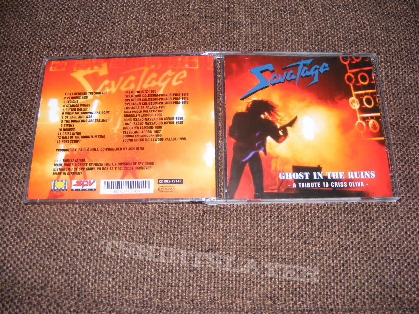 Savatage - ghost in the ruins cd