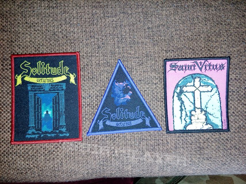 Solitude Aeturnus and Saint Vitus patches