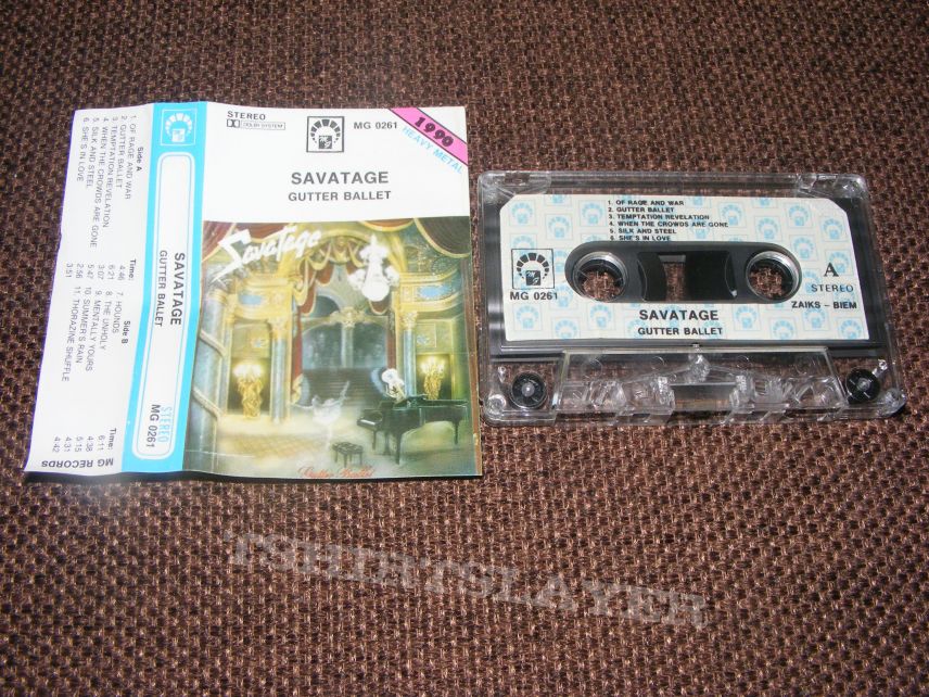 Savatage - gutter ballet cassette bootleg